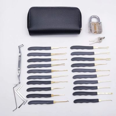 잠금 픽 세트 24PC 갈고리 잠금 20pcs 집 잠금 세트