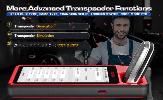 AUTEL KM100 키 프로그래머 유럽 지역 IMMO 진단 도구 WxHxD 200*89*22mm